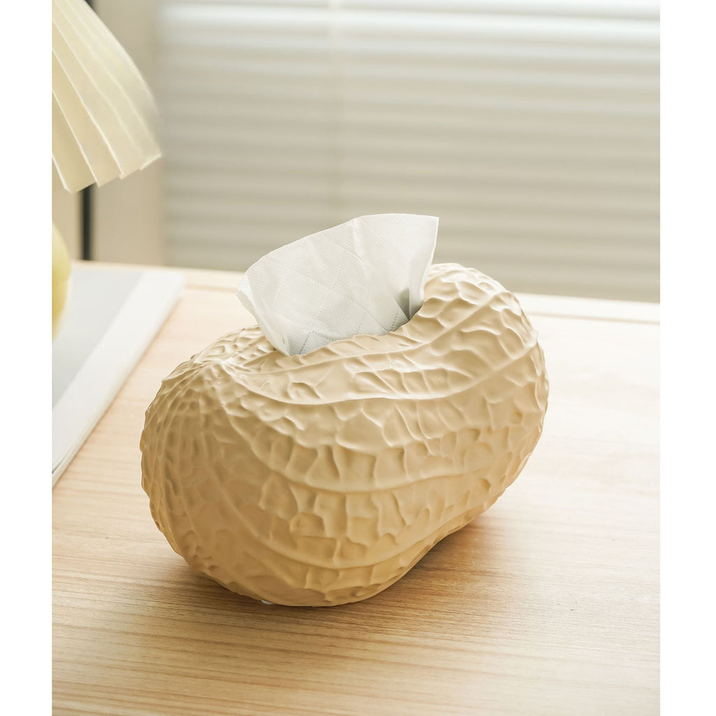 Peanut Ceramic Tissue Box