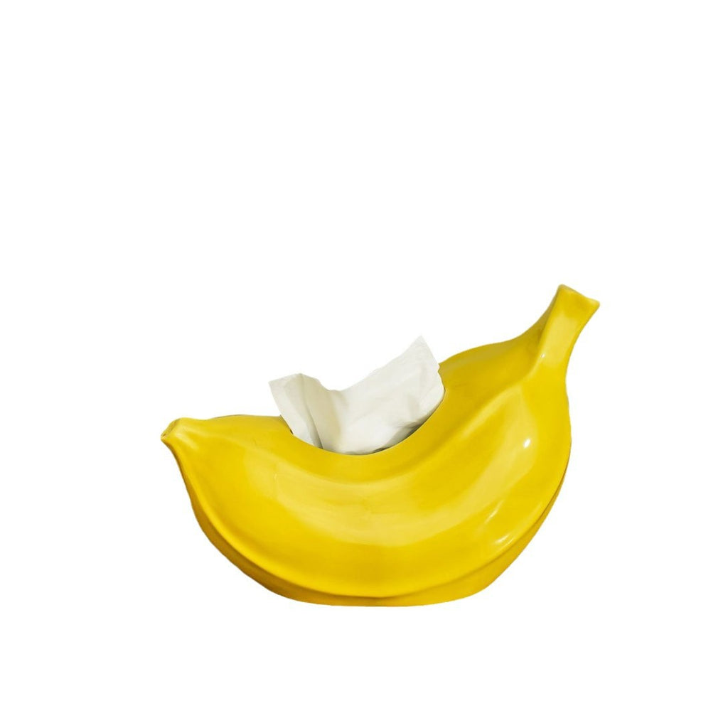 Banana Ceramic Tissue Box