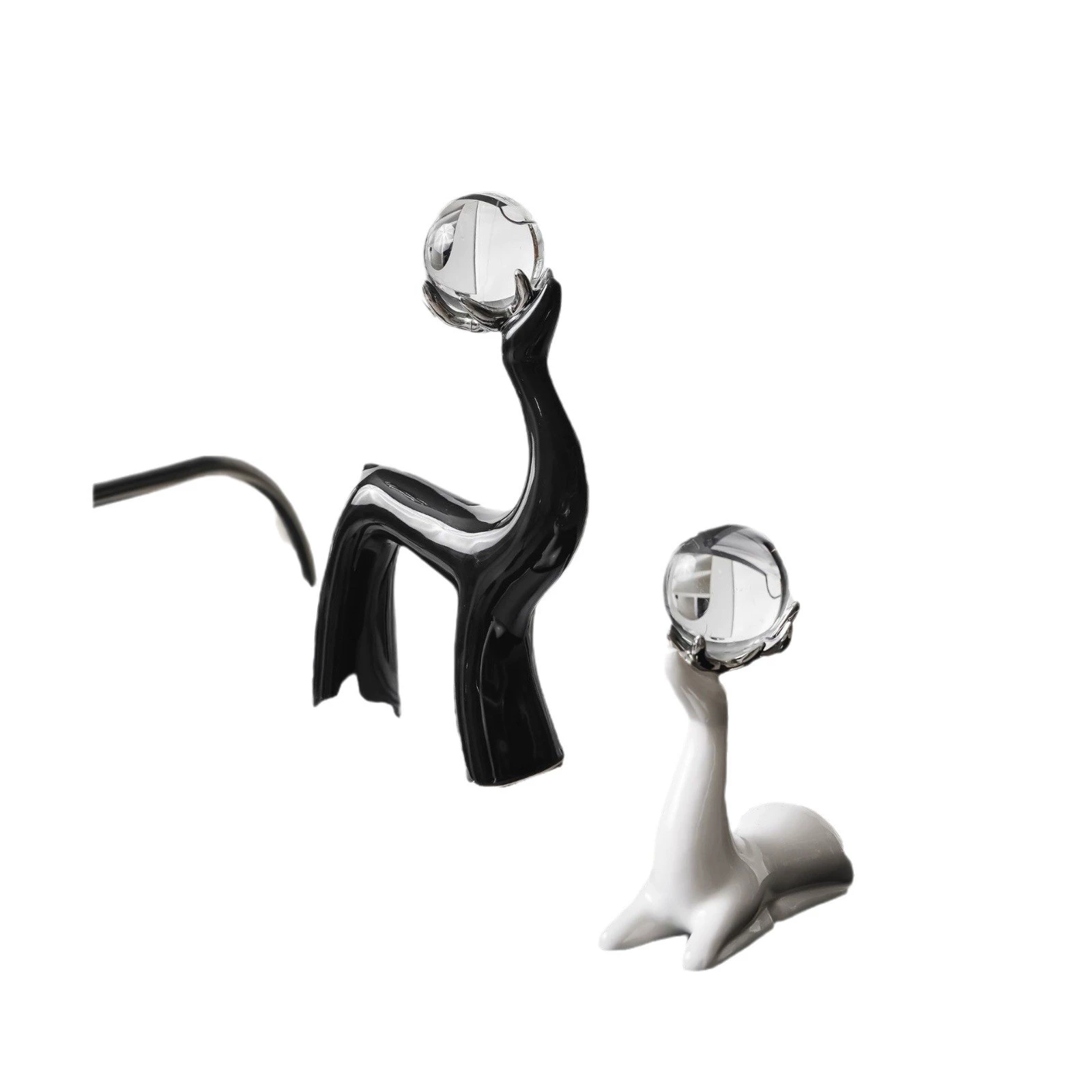 Crystal Deer Decor Set